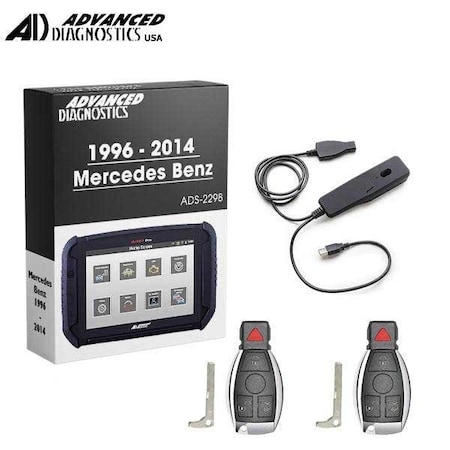 Advanced Diagnostics Mercedes Smart Programmer that connects to the customer's Smart Pro device via USB cable and comes e ADD-ADC-260
